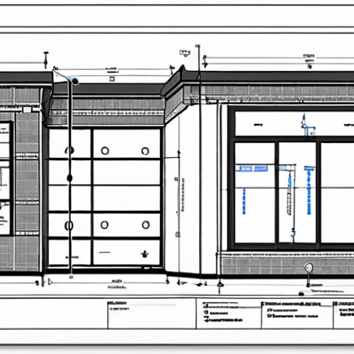 Home 19 **
A detailed architectural blueprint filled with various lines, symbols, and annotations, illustrating the complexities of architectural drawings. The blueprint should have a section highlighted with a magnifying glass, showcasing the different line types and their meanings (e.g., solid lines for load-bearing walls, dashed lines for walls to be demolished). The overall style should be technical and informative.
**
