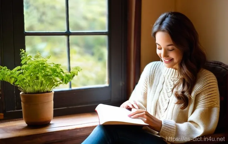 최신 용어집 - **Prompt 1: Cozy Study Vibe**
    A young woman in her early twenties, with long, wavy brown hair, i...