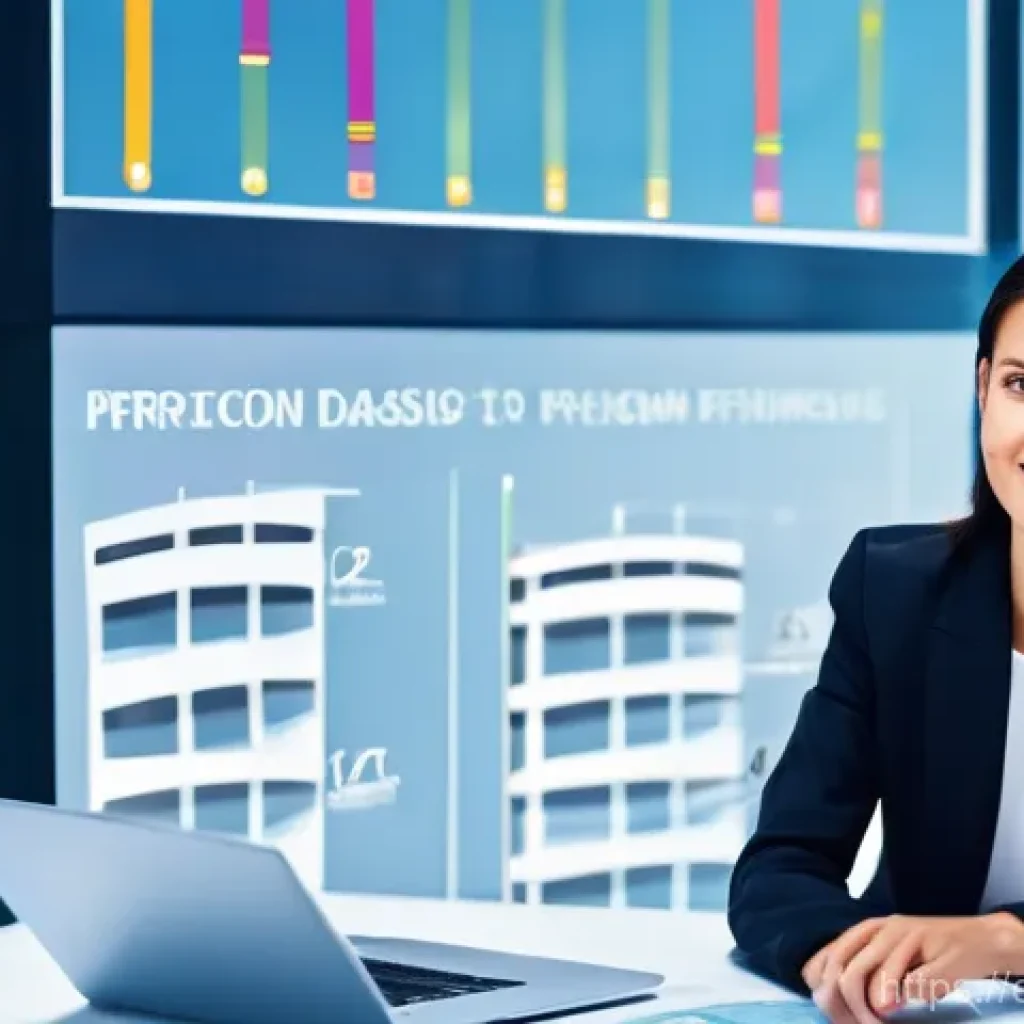 비즈니스 용어집 - **Prompt 1 (KPIs: Understanding Business Metrics):**
"A diverse Spanish entrepreneur, a woman in...